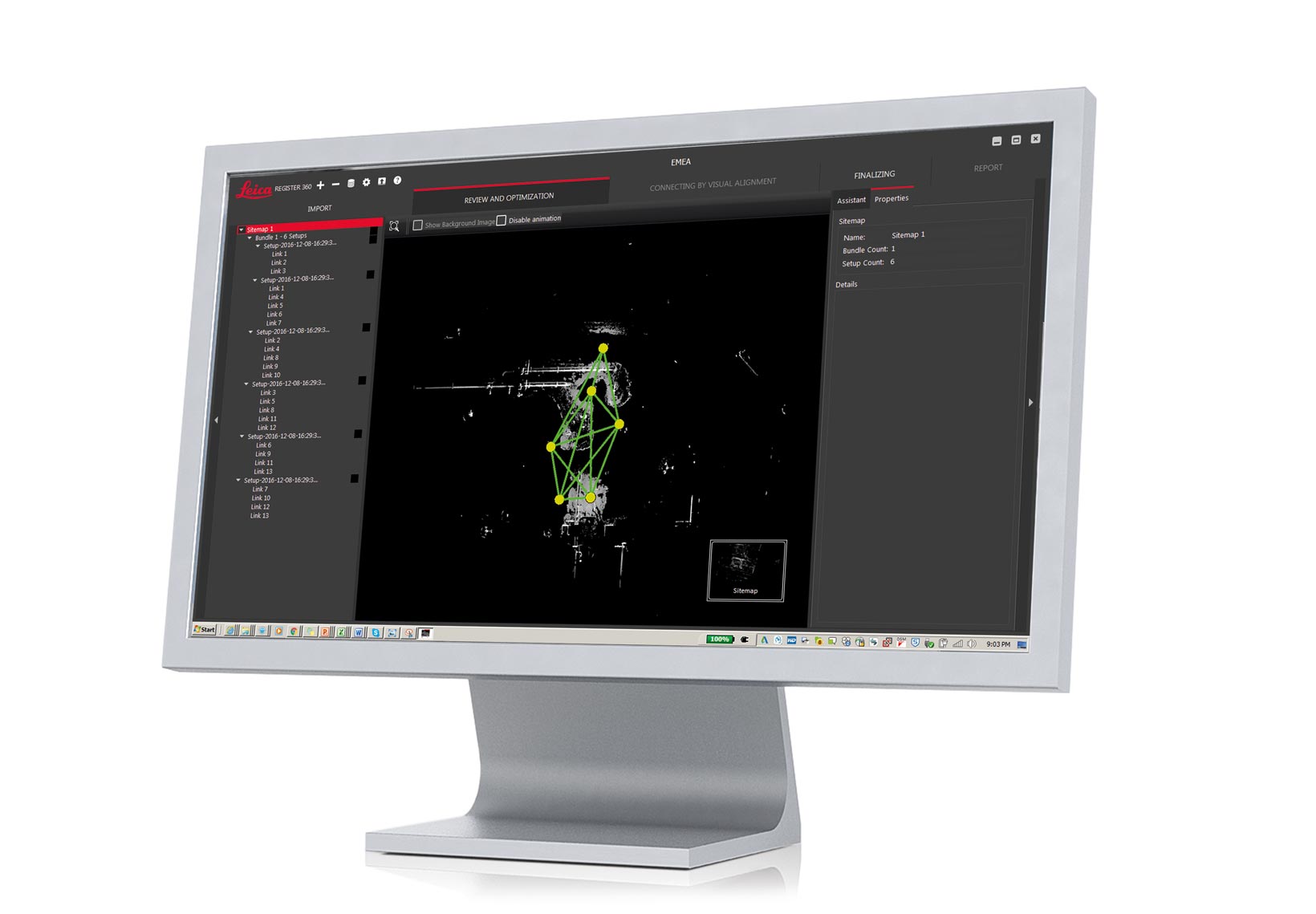 PC symbolisiert vereinfachte Prozesse